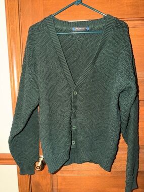 Vintage Architect Knit V-Neck Cardigan 🌲